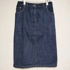 DRIES VAN NOTEN 切替デニム インディゴ スカート ブルー レディース ドリスヴァンノッテン【中古】4-0824M∞のサムネイル