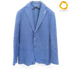 tagliatore タリアトーレ ダブル リネン ジャケット ネイビー 48