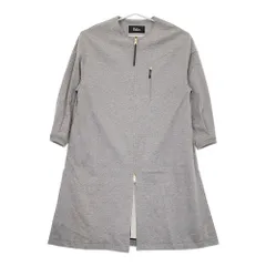 THE RERACS 20FW-RECS-266L-J ノーカラージップコート サイズ38 サイドスリット コート グレー レディース ザリラクス【中古】5-0223M♪のサムネイル