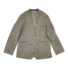 qualite シルクネップツイードジャケット 定価46200円  ジャケット グレー レディース カリテ【中古】5-0821M∞のサムネイル