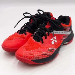 ヨネックス パワークッション カスケードアクセル 24cm レッド/ブラック SHBCA1 レディース YONEX バドミントンシューズ