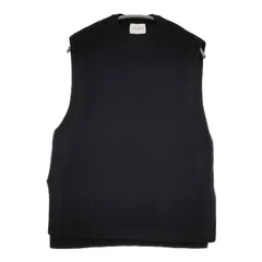 UNITED ARROWS コットンナイロン ノースリーブニット ベスト ブラック レディース ユナイテッドアローズ【中古】5-0927M∞