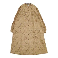 TSUHARU by Samansa Mos2 SM2 ローズ柄総刺繍コート 定価18700円 FDL-2300213 コート キャメル レディース ツハルバイ サマンサモスモス【中古】5-1204M∞