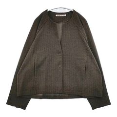 ヴィンテージ Rīgas Modes レイヤードノーカラーコート ラトビア製