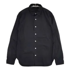 homspun ブロードレギュラーシャツ 162-5512 長袖 コットン ブラウス シャツ ブラック レディース ホームスパン【中古】6-0214M∞のサムネイル
