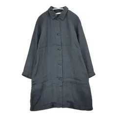 evam eva E163T032 raglan jacket リネン コート ネイビー レディース エヴァムエヴァ【中古】6-0221M∞のサムネイル