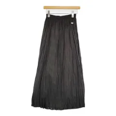 VIVIENNE TAM WLC ワッシャープリーツロングスカート 38 11175321 マキシ丈 ロングスカート ブラック レディース ヴィヴィアンタム【中古】6-0210M♪のサムネイル