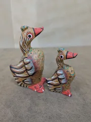 木製の鳥の置物