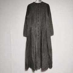 flax リネン アトリエコート マキシ丈 スーパーロングコート