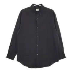 blurhms 新品 24SS Button-down Shirt 定価29700円 bROOTS24S4 サイズ2 長袖シャツ ネイビー メンズ ブラームス【中古】5-0315M♪のサムネイル