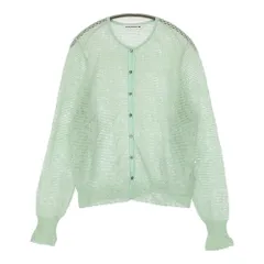mina perhonen tulip 定価66000円 acs8900 mint 40 クルーネック カーディガン 24SS ライトグリーン レディース ミナペルホネン【中古】5-0614M♪のサムネイル