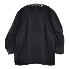 BLAMINK ドルマンショートスリーブブラウス 定価66000円 ブラウス シャツ 濃紺 ネイビー レディース ブラミ ンク【中古】5-0921M∞のサムネイル