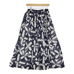 Drawer ドゥロワー⭐︎フラワープリントロングギャザースカート - メルカリ