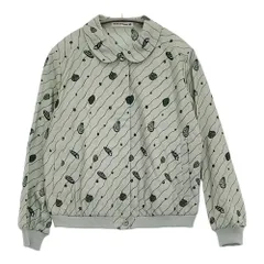 mina perhonen 新品 sea jewel ジャケット サイズ36 定価104500円 刺繍 ブルゾン 25SS ライトグリーン レディース ミナペルホネン【中古】5-1001M♪のサムネイル
