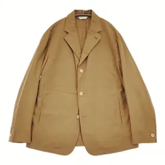 ARTS&SCIENCE Minimal jacket ミニマルジャケット コットンシルク 定価115500円 テーラードジャケット ベージュ メンズ アーツ&サイエンス【中古】6-0106M♪のサムネイル