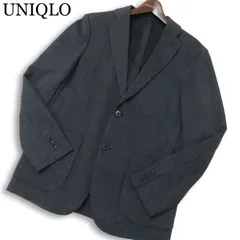 UNIQLO ユニクロ 通年 ドライ★ コンフォート アンコン テーラード ジャケット Sz.M メンズ グレー