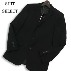 SUIT SELECT スーツセレクト 通年 背抜き★ テーラード ジャケット Sz.Y5 メンズ 黒 ビジネス