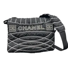 【3/31価格改定】CHANEL 希少 美品 シャネル スポーツライン ココマーク ステッチ メッセンジャーバッグ ショルダーバッグ 10番台シリアル ナイロン ワンショルダーバッグ クロスボディ ロゴ ヴィンテージ アンティーク ABランク 鑑定済 中古 シャネルバッグ CHANEL 希少 美品 シャネル スポーツライン ココマーク ステッチ