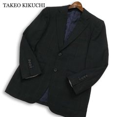 タケオキクチ MOON チェスターコート チェック ダウン フェザー 中綿 L 