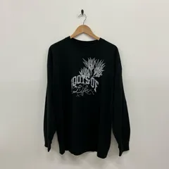 【イオン広店】 中古 THE NORTH FACE PURPLE LABEL | ザノースフェイスパープルレーベル 長袖Ｔシャツ ROL 7oz L/S Graphic Tee NT3007N ブラック サイズ：L 【100】