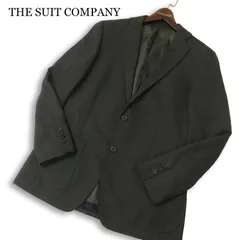 THE SUIT COMPANY スーツカンパニー 通年 SOLOTEX★ ウォッシャブル ウール混 テーラード ジャケット Sz.175cm 6Drop メンズ