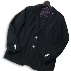GRAND PHASE グランフェイズ 通年 背抜き ステッチ アンコン 2B テーラード ジャケット ブレザー Sz.M メンズ グレー