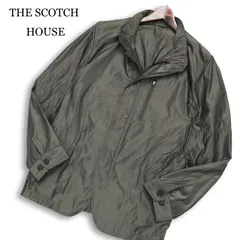 THE SCOTCH HOUSE スコッチハウス 通年★ 微光沢 ジャケット ブルゾン Sz.LL メンズ 大きいサイズのサムネイル