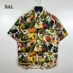 BAL balance wear design JAPAN archive RAYON BOTANICAL S/S shirts L バル バランス ボタニカル柄 レーヨン 半袖シャツ 日本製のサムネイル