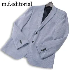 m.f.editorial タカキュー 通年 背抜き★ 総柄 テーラード ジャケット ブレザー Sｚ.Ｍ メンズ