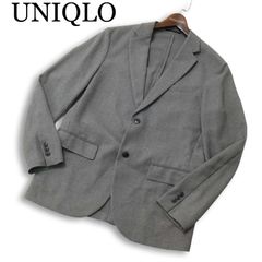 UNIQLO ジャケット 千鳥格子 グレー L 0538-A - メルカリ