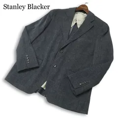 Stanley Blacker スタンリーブラッカー 春夏 背抜き★ テーラード ジャケット Sz.96ABM メンズ グレーのサムネイル