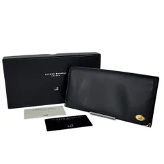 S-21 美品 dunhill ダンヒル オックスフォード 財布 二つ折り 長財布 ブラック レザー ゴールド金具 箱 522-6-260330 60-47