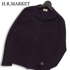 H.R.MARKET ハリウッドランチマーケット 通年 H刺繍★ストレッチ フライス ブルゾン ジャケット Sz.1 メンズ 日本製のサムネイル