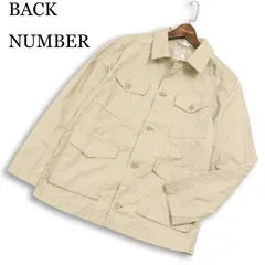 【新品 未使用】 BACK NUMBER バックナンバー 通年★ ファティーグ ワーク ジャケット Sz.L メンズのサムネイル