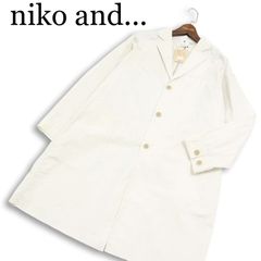 新品・未使用】niko and ニコアンド 半袖つなぎ オーバーオール 白 