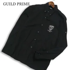 A MAN of ULTRA × GUILD PRIME ウルトラマン ギルドプライム ウルトラマンネコ★ 長袖 BD シャツ Sz.3 メンズ 黒 日本製のサムネイル
