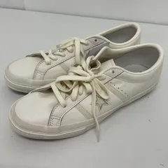 N153[08]Y4653(スニーカー) converse/コンバース STAR&BARS LEATHER/28.0cm/箱なし 目立った傷や汚れなし 4/28出品