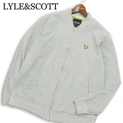 LYLE&SCOTT ライル＆スコット 通年 ロゴ刺繍★ ブルゾン ジャケット Sz.XL メンズ 灰 グレー 大きいサイズのサムネイル