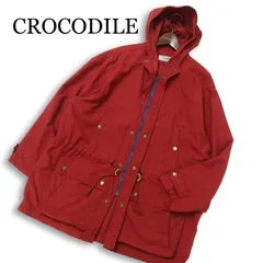 CROCODILE クロコダイル 通年★ フーディー マウンテンパーカー ブルゾン ジャケット Sz.M メンズ 赤のサムネイル
