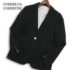 COMME CA COMMUNE コムサ コミューン 通年★ テーラード ジャケット ブレザー Sz.M メンズ 黒 日本製のサムネイル