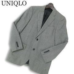 UNIQLO ジャケット 千鳥格子 グレー L 0538-A - メルカリ