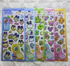 【5点セット】平成はっぴーフォン　たまごっち　まめっち　みみっち　くちぱっち　めめっち　ふらわっち