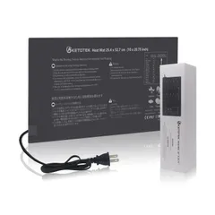 ketotek 10"x20.75" ヒートマット 園芸発芽マット 育苗マット 温床関連 育苗器 温室植物爬虫類ペット21Wのサムネイル