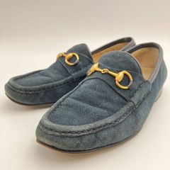 GUCCI ホースビットローファー スエード ネイビー 5.5B 22.5㎝ | Mercari