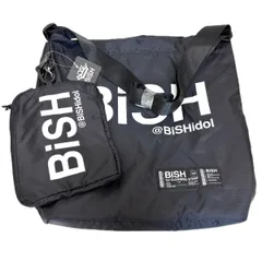【新品・タグ付】GU × BiSH コラボ ポケッタブル トートバッグ 黒 ポーチ付【GWセール！クーポン利用で、20%OFF＜割引上限1,000円＞】
