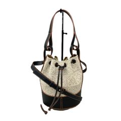 LOEWE ロエベ バルーンバッグ アナグラム ショルダー ブラック バッグ