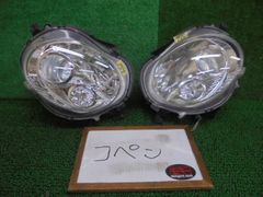 ミラココア後期LEDプロジェクタへッドライト左右取付部右は破損無し左