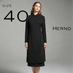✨美品✨HERNO ヘルノ ステンカラーコート GORE-TEX ブラック40 - メルカリ