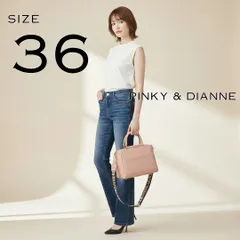 PINKY & DIANNE ピンキー&ダイアン Y2K 平成レトロ ローライズ ストレッチ ブーツカット デニムパンツ 36(S) インディゴブルー 【古着】【中古】【送料無料】のサムネイル