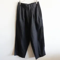 【アーカイブ】Y's for men【2タック ワイドテーパード リネン スラックスパンツ】2 YOHJI YAMAMOTO ワイズフォーメン  s2604150